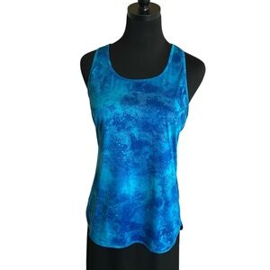 Cascade Sport Racerback Tank Top Blue Speed-Dri Size Medium